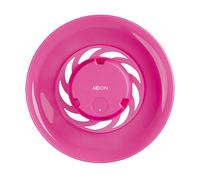 Axxion Enceinte Bluetooth Frisbee Étanche IPX6 avec Voyant Lumineux Rose