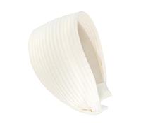 axy HR38A Serre-tête large en tissu tricoté pour femme (blanc, extra large)