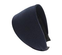 axy HR38A Serre-tête large en tissu tricoté pour femme (bleu marine, extra large)