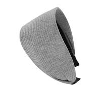 axy HR38A Serre-tête large en tissu tricoté pour femme (gris, extra large)
