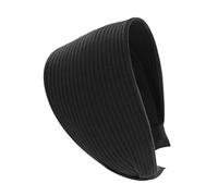 axy HR38A Serre-tête large en tissu tricoté pour femme (noir, extra large)