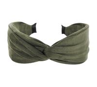 axy HRD6 Serre-tête large, avec nœud raffiné, en flanelle légère, pour femme, très large