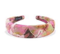 axy HRK14 Serre-tête large avec motif floral rembourré en tissu - Magnifique bandeau pour cheveux (motif 1, large)