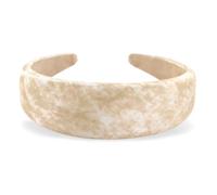 axy HRK2AMar Serre-tête large rembourré en tissu aspect marbre élégant et magnifique pour femme (beige, large)