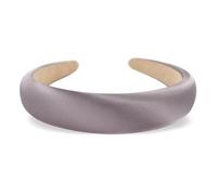 axy HRK2Ro Serre-tête rembourré en tissu de soie dans des couleurs festives élégantes pour femme (violet gris)