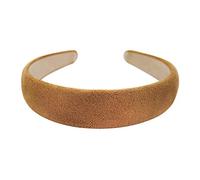Axy HRK5 Serre-tête en flanelle style vintage classique et tendance Marron