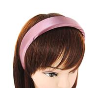 axy HRK7A Serre-tête rembourré en tissu pour femme avec revêtement en satin Violet