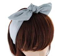 Axy HRS1 Serre-tête avec nœud en satin style vintage