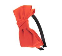 axy HRS3 Serre-tête avec grand nœud 14 cm x 7 cm - Magnifique bandeau pour cheveux - Orange