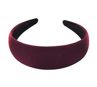 axy Serre-tête large avec tissu rembourré Candy Colours - Magnifique bandeau pour cheveux HRK2A (bordeaux)