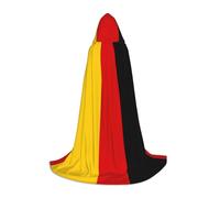 axzttupy Cape à capuche confortable avec imprimé drapeau allemand pour carnaval, Halloween et fêtes à thème