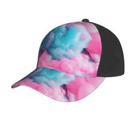 axzttupy Casquette de baseball en coton rose avec imprimé bonbon pour activités de plein air, utilisation multi-saisons, facile à transporter, unisexe