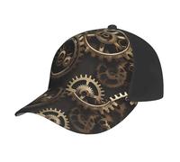axzttupy Casquette de baseball tendance avec engrenages steampunk - Pour activités de plein air - Utilisation multi-saisons - Facile à transporter - Unisexe