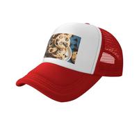 axzttupy Cookies Food Chocolate Chips Biscuits Print Summer Hat Baseball Cap Réglable Unisexe Outdoor Fishing Beach Travel Accessory, Rouge, Taille unique