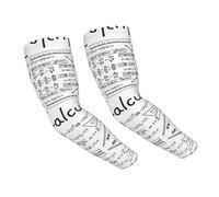axzttupy Manchons de bras légers pour mathématiques, géométrie, geek calculus, protection solaire, activités sportives de plein air, golf, course à pied