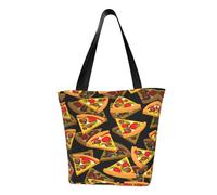 axzttupy Sac à main polyvalent avec impression 3D pizza - Sac à main d'été à bandoulière pour voyage, plage, shopping, accessoire élégant