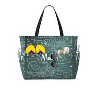 axzttupy Sac de voyage léger de grande capacité pour cours de mathématiques - Pour les vacances, les pique-niques, les activités de plein air