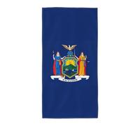 axzttupy Serviette de bain légère et réutilisable avec imprimé drapeau de l'État de New York pour salle de sport, voyage, yoga, piscine, plage, maison