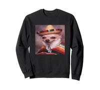 Ay Chihuahua Sombrero Flou Drôle Espagnol Meme Sweatshirt