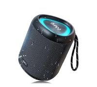 AY Enceinte Bluetooth Portable 30W avec Lumières, IPX7 étanchéité, 24 Heures D'autonomie, Bluetooth 5.3, Entrée AUX&TF-Card, Appairage Stéréo, Haut-Parleur sans Fil pour l'extérieur, Idées Cadeaux