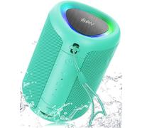 AY Enceinte Bluetooth Portable avec Lumières, étanchéité IPX5, Autonomie Toute la Journée, Bluetooth 5.3, Entrée AUX&TF-Card, Stereo Paring, Petite Haut-Parleur sans fil Pour l'extérieur,Idées Cadeaux