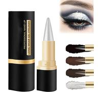 Ay-ky Long Wear Gel Eyeliner | Black Brown Silver Gray Gel Eyeliner Pencil | Long Wear Gel Eyeliner,Smooth Matte Coffee Eye-liner Pencil Tattoo Eyeliner Pen Makeup Eye-liners (01#)