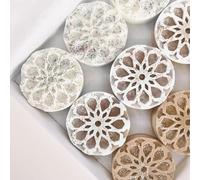 AY YELDIZ fondant parfumé pour brule Parfum ou bruleur de Cire parfumee- Assortiment de 9 fondants parfumés à la Cire de soja Naturelle - MARRAKECH - Rose, Canelle et Amande.