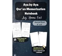 Aya by Aya Quran Memorization Notebook for Juz Amma: Journal Sized 6 Months of Lessons