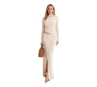 Aya Muse - Aura Maxi Dress - Femme - Robes - Beige - Taille: 38 FR