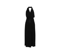 Aya Muse - Spoe Pleated Midi Dress - Femme - Robes - Noir - Taille: 40 FR