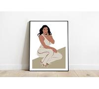 Aya Nakamura - Affiche minimaliste - Poster - Impression (11*15cm)
