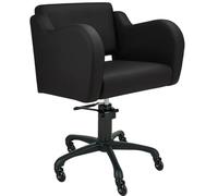Ayala Fauteuil de Coiffure esthétique hydraulique Holly B pour Salon | rotation 360°, réglage sur 13 cm avec blocage, charge maxi 200 kg, accoudoirs galbés, profilage ergonomique, 60 × 66 × 50 cm
