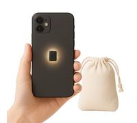 AYALMA Shungite Original - Protection EMF du téléphone cellulaire et rayonnement électromagnétique - Filtre EMF autocollant anti-rayonnement mobile - Pierre Shungite adhésive Premium