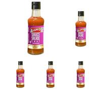 AYAM, Sauce Salade Thai, Sucrée-Salée, Pimentée, Sauce Thaïlandaise, Sans gluten, Sans conservateurs, 205 ml (Lot de 5)