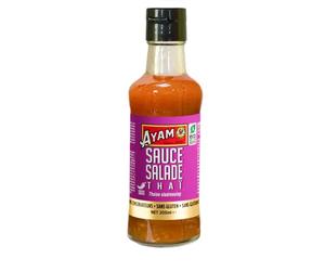 AYAM, Sauce Salade Thai, Sucrée-Salée, Pimentée, Sauce Thaïlandaise, Sans gluten, Sans conservateurs, 205 ml