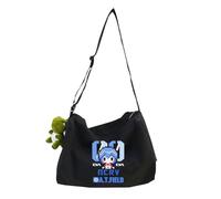Ayanami Rei Anime Sports Gym Bag Asuka Langley Soryu Sac de voyage Week-end Sac de nuit Cylindre Sac à bandoulière Sac fourre-tout, Ayanami Rei Noir, 30*20*20CM