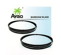 AYAO Lot de 2 lames de scie à ruban à dents moulues 1490 mm x 6,5 mm x 12 dents par pouce