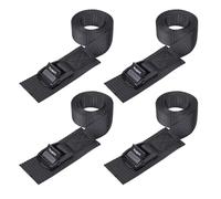 Ayaport Lot de 4 sangles d'arrimage réglables avec boucle à came de 1,8 m