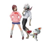 Ayase Momo Figurine Anime Turbo Grand-mère Action Figurine debout Statue Dessin animé Personnage Modèle Objets de collection Décoration de bureau Cadeaux 17 cm 3 pièces