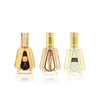 AYAT PERFUMES - Coffret 3 Parfums - Eau de Parfum Jumrah, Ombre & Choco Musk - 3x50ml - Mixte - Parfum Oriental de Dubaï - Longue Durée - Idée Cadeau