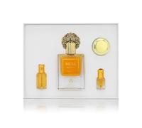 Ayat Perfumes - Coffret Prestige Complet Musk Collection - Eau de Parfum 50ml, Musc 5ml, Huiles Parfumée 12ml & Pommade de 18gr - Parfum Dubai (Coffret Musk Mango)