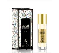 AYAT PERFUMES - Eau de Parfum Oriental Musk 30 ml - Mini Flacon Senteur Arabian pour Femme & Homme - Cadeau Original - Fabriqué à Dubaï (Qismet Noir)