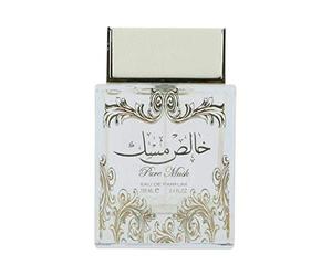 AYAT PERFUMES - Eau de Parfum PURE MUSK 100 ml aux Notes Captivantes de Rose, Musc Blanc & Vanille - Parfum Oriental de Dubaï pour Femme & Homme - Jolie Bouteille Fabriquée aux Émirats