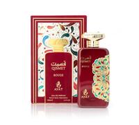 Ayat Perfumes - Eau De Parfum QISMET 100ml - Fabriqué à Dubaï - Senteur Arabian Pour Les Hommes et Les Femmes - Une Fragrance Sensuel Orientale Conçu et Fabriqué à Dubaï - Cadeaux Idéal (QISMET ROUGE)