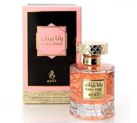 Eau de Parfum YARA 100ml Ayat Perfumes - Made in Dubaï Notes: Pêche Vanille Ambre Ananas et Boisé Musc - EDP Oriental Parfait Pour Femme Et Homme - Pink