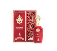 AYAT PERFUMES - Extrait Eau de Parfum Femme ROSE ELIXIR 100 ml Senteurs Florales, Fraîches & Vanille - Idée Cadeau Femme Jolie Bouteille en Velours - Flower Edition - EDP Parfum Oriental Luxe de Dubaï