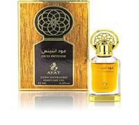 Ayat Perfumes - Huile de parfum 12ml - Extrait de Parfum sans alcool, Musc de qualité supérieure, Unisexe, Oriental, Arabe, Oud, Naturel, Ambre - Parfum de dubai (Oud Intensee)