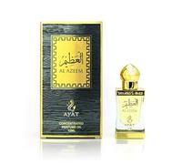 AYAT PERFUMES - Huile Parfumée 12ml De Dubai | Musk Halal Pour Homme et Femme Sans Alcool | Extrait de Parfum/Attar Pour Une Odeur Longue Durée | Senteur Arabian Fabriqué et Conçu à Dubaï (Al Azeem)