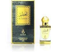 AYAT PERFUMES -Huile Parfumée Al Azeem 12ml De Dubai | Musk Halal Unisex Sans Alcool | Extrait de Parfum / Fabriqué et Conçu à
