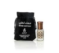 AYAT PERFUMES - Huile Parfumée Musk Cotton 6 ml Senteur Arabian Orientale | Extrait de Parfum/Attar Odeur Longue Durée | Musc Halal Sans Alcool Fabriqué à Dubaï Pour Homme et Femme - Musk Gold